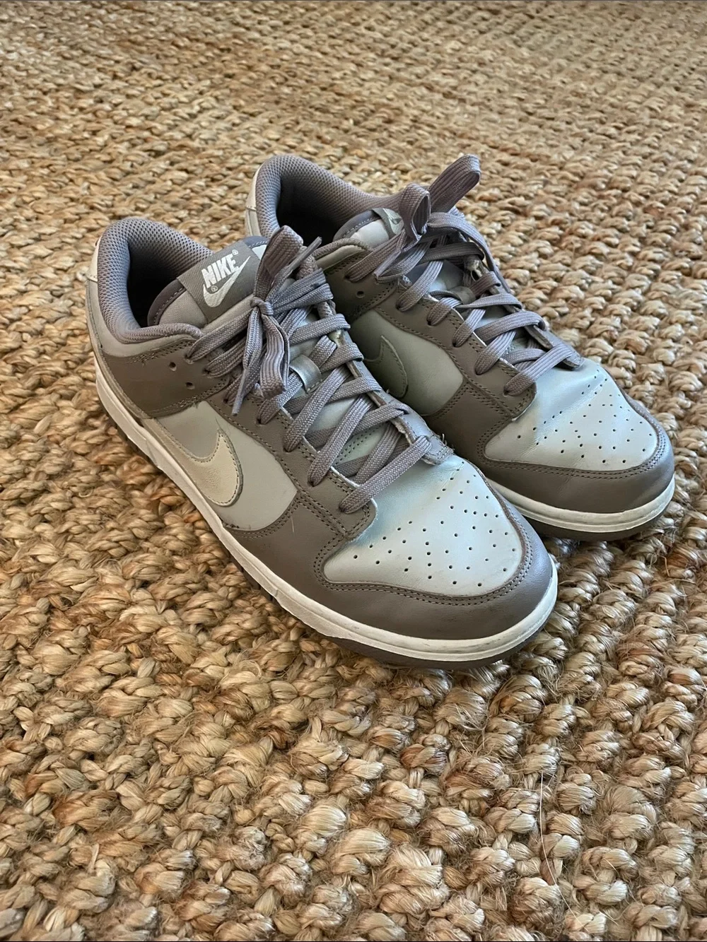 Nike Men’s Low-Top Sneakers in Gray and Light Gray
